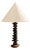 Vintage Wooden Table Lamp, France, 1970s For Sale