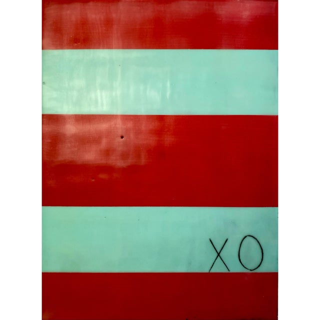 2020s Original Encaustic Mixed Media Installation by Gina Cochran - 9 Panels "Enjoy the Show" For Sale - Image 5 of 11
