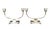 The Just Andersen Candlesticks are beautifully crafted in Denmark during the Art Deco era, around 1900-1940. Made of...