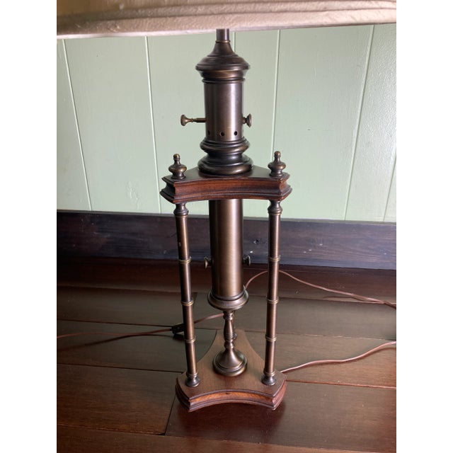 E.F. Chapman Vintage Chinoiserie Bamboo Style Chapman Table Lamps-A Pair For Sale - Image 4 of 9