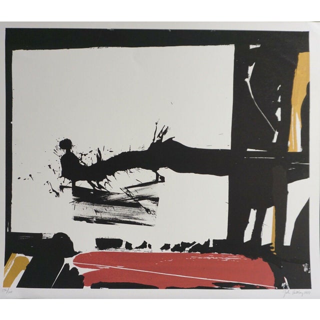 1980s John Hutlberg Sketch Serigraph For Sale