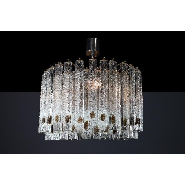 1960s Large Mid-Century Modern Murano Glass Chandelier, Italy, 1960s For Sale - Image 5 of 15