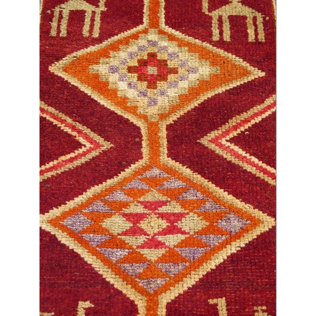1960s Vintage Turkish Handknotted Runner Rug - 34"x144" For Sale - Image 5 of 10