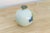 Hand-Painted Green & Blue Porcelain Vase For Sale In Los Angeles - Image 6 of 7