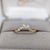 Natural Diamond Ring Solid 14k Gold – Dainty, Classic & Timeless Jewelry Piece, Size 6.75 For Sale - Image 4 of 10