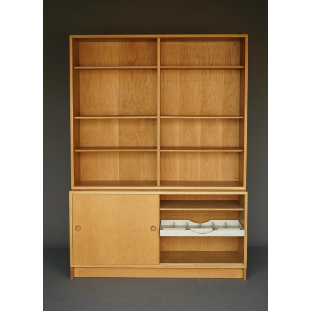 Mid-Century Modern Vintage Oak Bookcase by Børge Mogensen for Karl Andersson & Sons, 1960s For Sale - Image 3 of 18