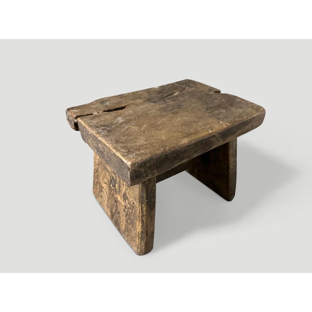 Andrianna Shamaris Wabi Sabi Side Table or Stool For Sale - Image 4 of 5