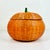 Pumpkin 1970s Vintage Boho Chic Americana Halloween Wicker Pumpkin Basket, Large Scale For Sale - Image 8 of 14