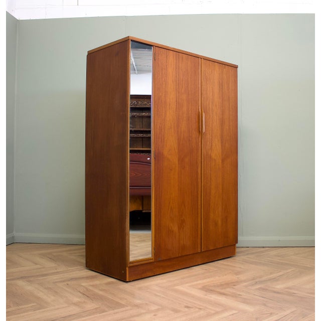 Teak Double Door Wardrobe from Austinsuite, 1960s For Sale - Image 11 of 11