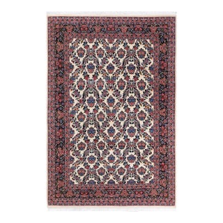 Mogul, One-of-a-Kind Handmade Area Rug - Ivory, 6' 2" x 9' 2" For Sale