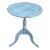 Antique French Country Round Painted Walnut Side Table, Early 20th Century For Sale