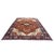 1950s Vintage Persian Heriz 10x13 Red, Navy, & Ivory Handmade Area Rug #9901667 For Sale - Image 5 of 13