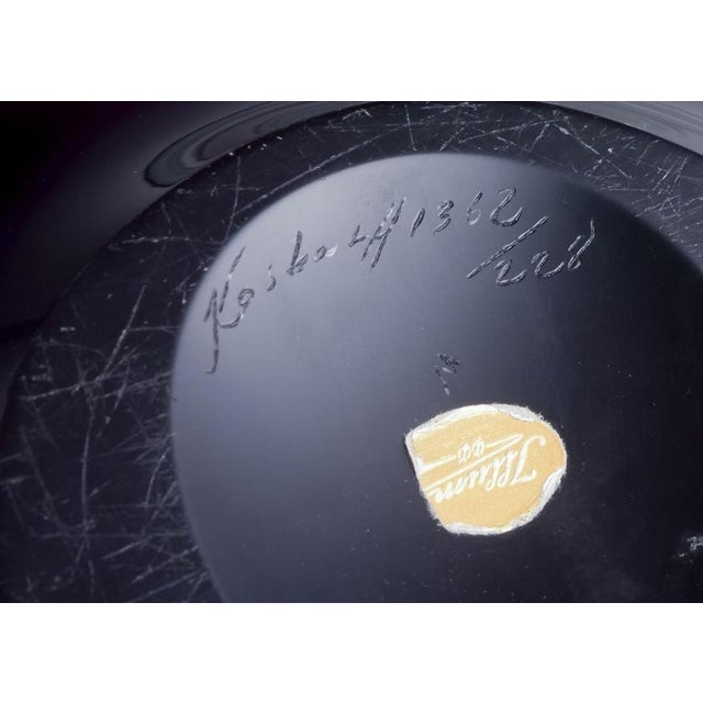 1970s Large Bowl in Art Glass in Clear and Purple by Vicke Lindstrand for Kosta Boda, 1970s For Sale - Image 5 of 6