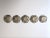 Late 20th Century Italian Sterling Silver Flower Bowls, Organic Form, Buccellati Style, Set of 5 For Sale - Image 9 of 10