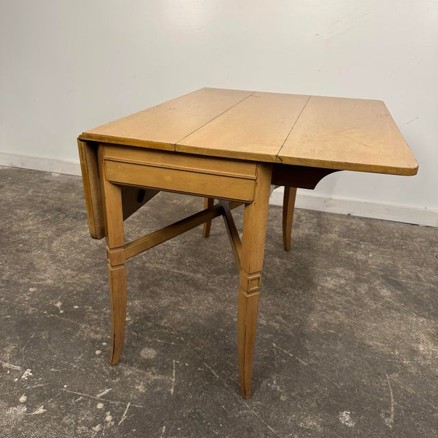 Tommi Parzinger Extendable Drop-Leaf Dining Table For Sale In Cleveland - Image 6 of 12