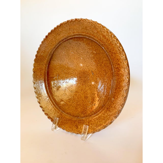 Sienna Mid Century Burnt Sienna Glazed Moroccan Bowl For Sale - Image 8 of 10