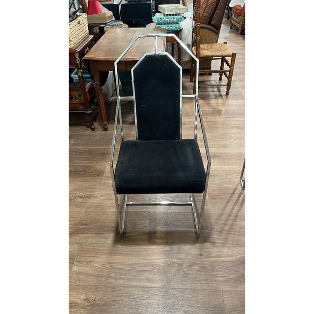 Mid-Century Chrome Dining Set (5 Pcs) For Sale In Philadelphia - Image 6 of 8