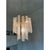 White Murano Glass Chandelier with Hammered Strips listelli by Simoeng For Sale - Image 8 of 9