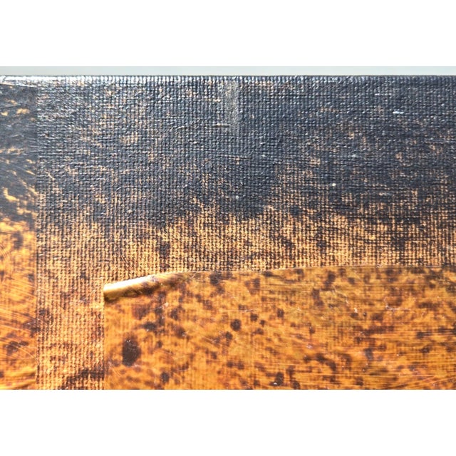 Signed Bustamonte Original 50" Abstract Painting on Canvas For Sale - Image 17 of 17