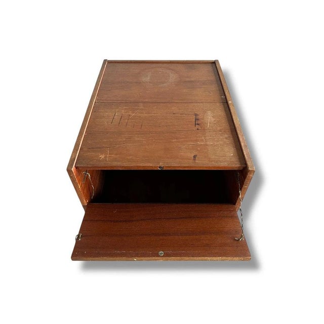 Mid-Century Drinks Cabinet with Storage and Teak Finish For Sale - Image 5 of 7