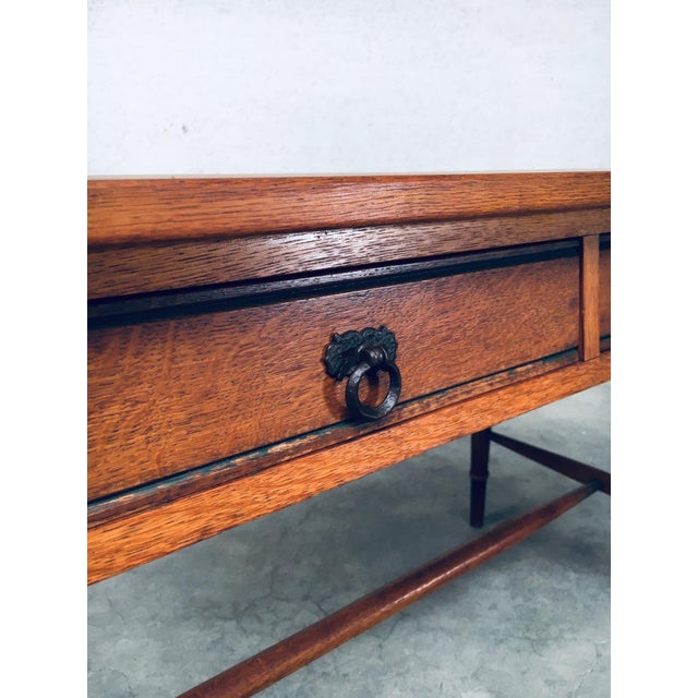 Amsterdam School Design Painted Desk, Netherlands, 1920s For Sale - Image 13 of 18