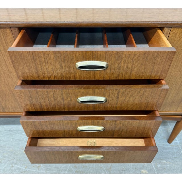 Wood Mid-Century Modern G-Plan Walnut Sideboard For Sale - Image 7 of 9
