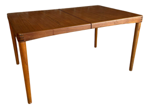 Extendable Teak Dining Table by H.W. Klein for Bramin, 1960