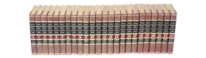 Complete Collection Gilt Leather Bound Book Set - 23 Pieces