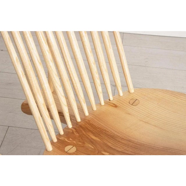 Wood Windsor Rocking Chair in Ash by Peter Quarmby For Sale - Image 7 of 12