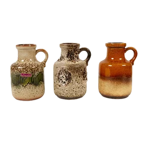 Vintage German Vases from Scheurich, 1970s, Set of 3