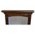 A striking Regency‑style carved wood wall mirror, this tall pier‑form design features beautifully sculpted draped tassel...
