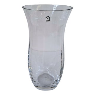 Vintage Crystal Centerpiece Vase from Ichendorf, 1970s For Sale