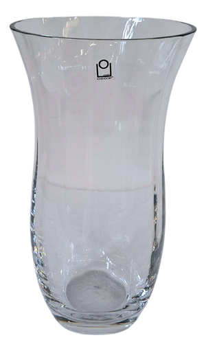 Vintage Crystal Centerpiece Vase from Ichendorf, 1970s