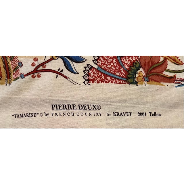 RARE FIND! Pierre Deux French Country “Tamarind” fabric 5.19 yards 10 inch HR, 14 inch VR