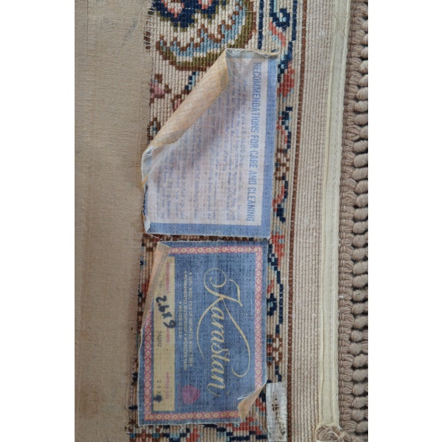 Karastan 100% Wool Oriental Palmette Animal 738 Area Rug Runner Mat 2.5' X 9' For Sale - Image 9 of 13