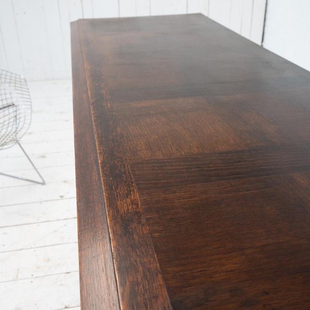 Wood Oak Sideboard by Charles Dudouyt, France, 1940 For Sale - Image 7 of 9