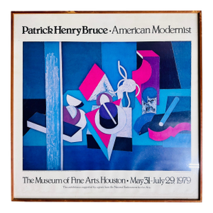 Original Patrick Henry Bruce “American Modernist “ 1979 Exhibition Poster