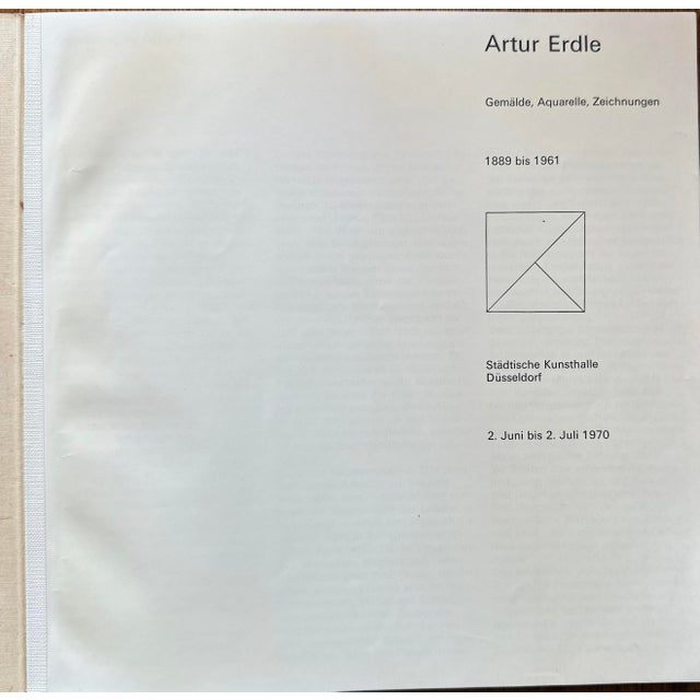 Arthur Erdle, Seated Nude, Young Rhineland, Exhibited at the Kunsthalle Düsseldorf For Sale - Image 9 of 11
