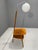 Brown Art Deco Style Floor Lamp with Milk Glass and Side Table from Thonet, Former Czechoslovakia, 1950s For Sale - Image 8 of 15