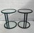 Vintage Metal Side Tables by Mobil Metal, Italy, 1980s, Set of 2 For Sale - Image 6 of 15
