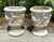 Neoclassical Vintage Pair of Neoclassical Cast Stone Bacchanalian Garden Urns For Sale - Image 3 of 12