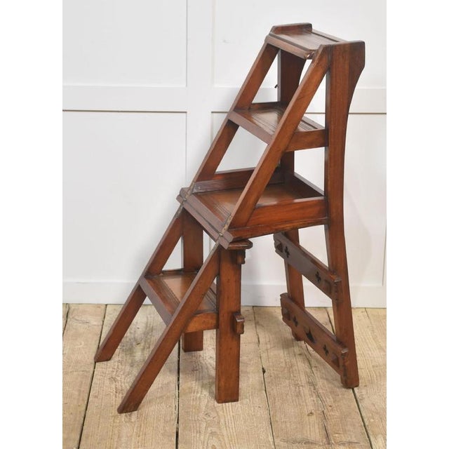 Metamorphic Library Chair in Walnut For Sale - Image 11 of 14