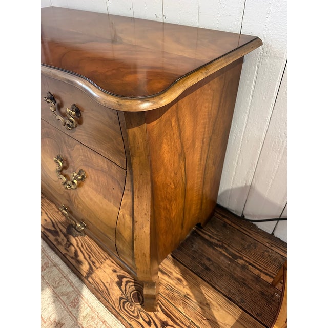 1990s Serpentine Chest of Drawers by Baker For Sale - Image 9 of 10