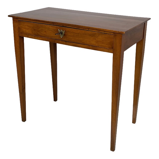 Italian Rectangular Wooden Desk with Drawer, 1750s For Sale