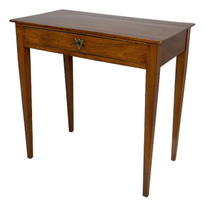 Italian Rectangular Wooden Desk with Drawer, 1750s
