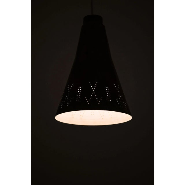 Metal Finnish 1995 Ceiling Lamps by Paavo Tynell for Idman For Sale - Image 7 of 9