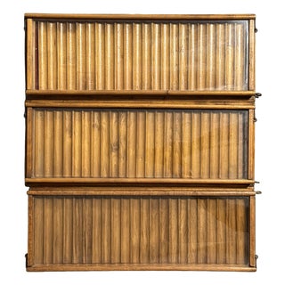 Antique Cigar Display Boxes in Wood, 1955, Set of 3 For Sale