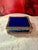 Royal Bovano Italian Style Cobalt Blue Enamel Vintage Cigarette Case or Jewelry Box From the 1950s or 1960s For Sale - Image 12 of 12