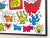 Keith Haring Estate Vintage 1999 Offset Lithograph Print Framed Pop Art Poster " Untitled 84 " 1984 For Sale - Image 12 of 13