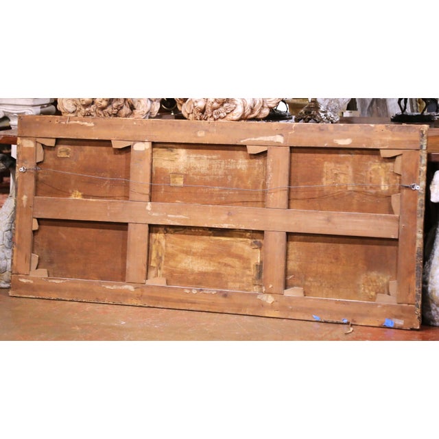 18th Century French Provincial Farmyard Painting With Roosters and Hens For Sale - Image 9 of 9